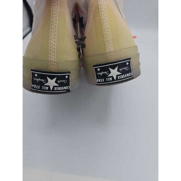 X Converse Chuck 70
"Vulcanized" High-Top Sneakers In White/Clear - Picture 4 of 10